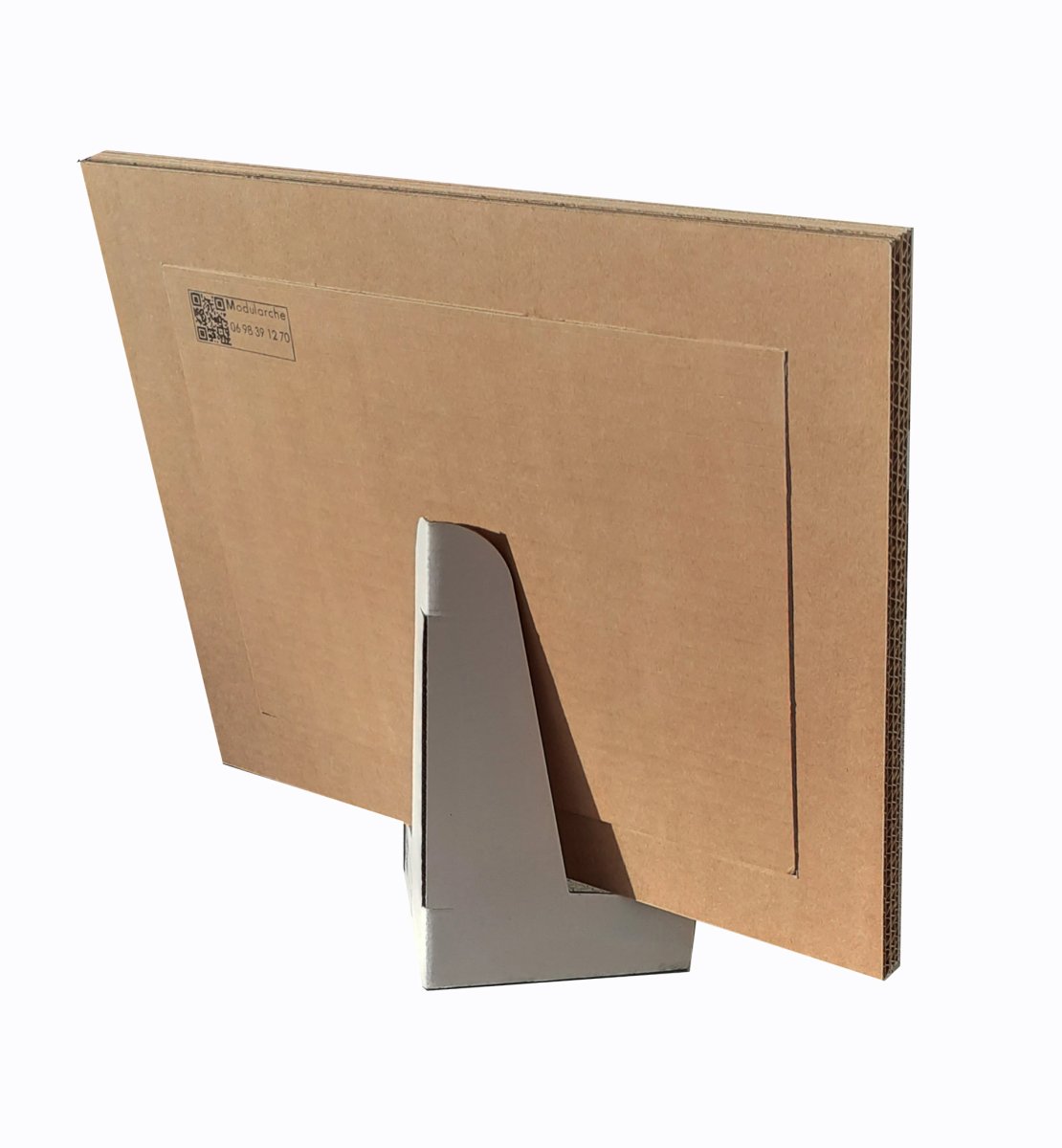 Chevalet présentoir en carton – Image 4