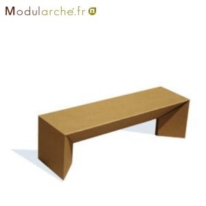 Banc enfant en carton personnalisable – Solide, écologique et durable