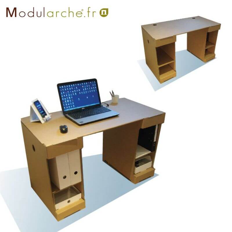 Bureau en carton – Alternative pratique, écologique et durable – Image 2