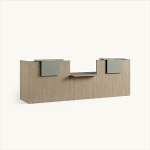 Banque d’accueil Image 2 Modules Bureau + 1 PMR