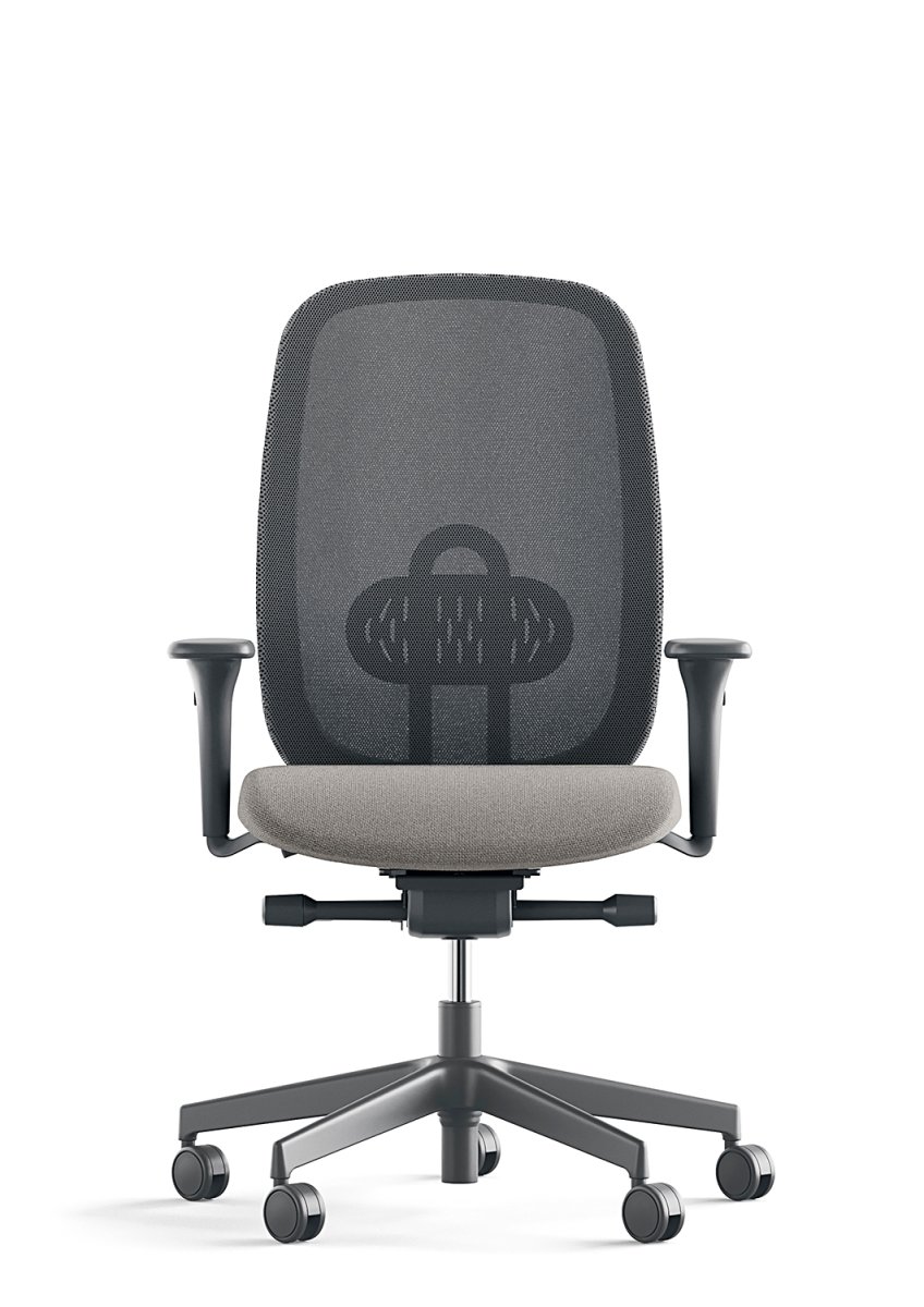 Fauteuil de Bureau Nautile Noir – Image 9