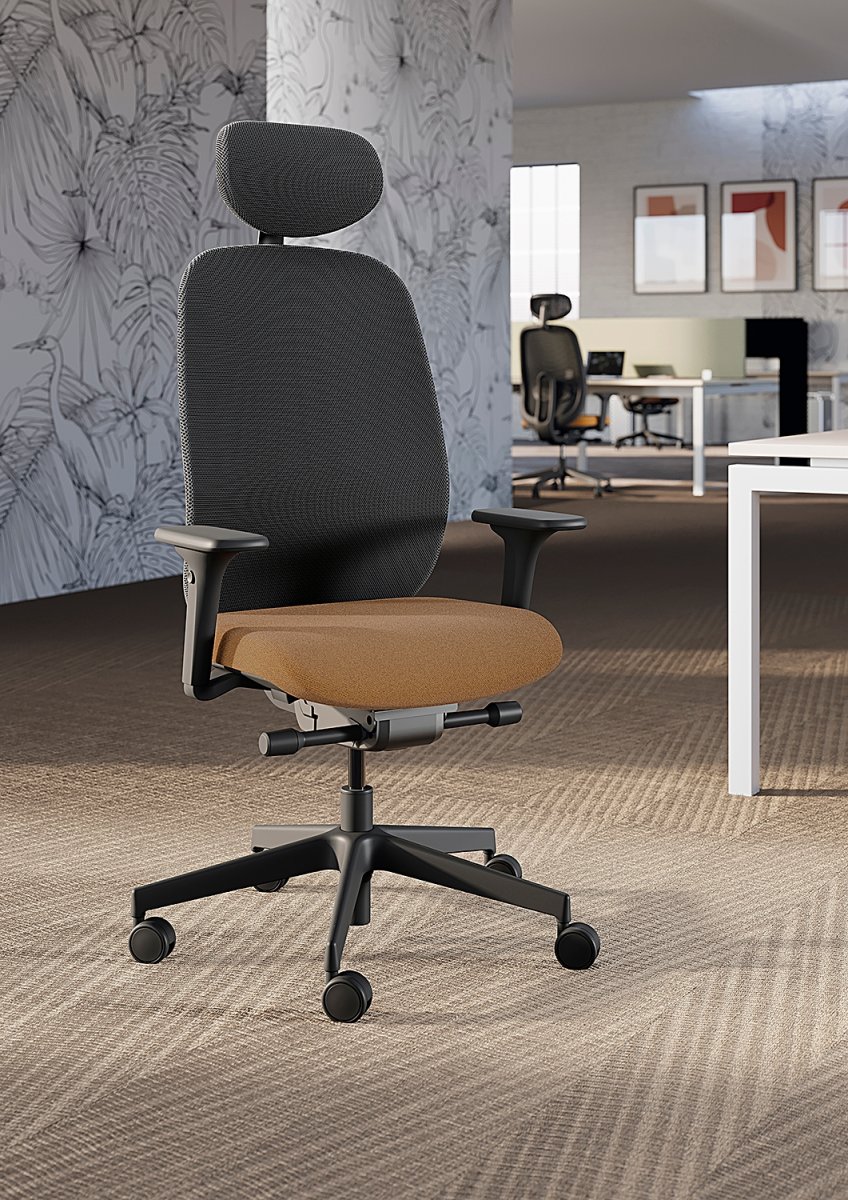 Fauteuil de Bureau Nautile Noir – Image 6
