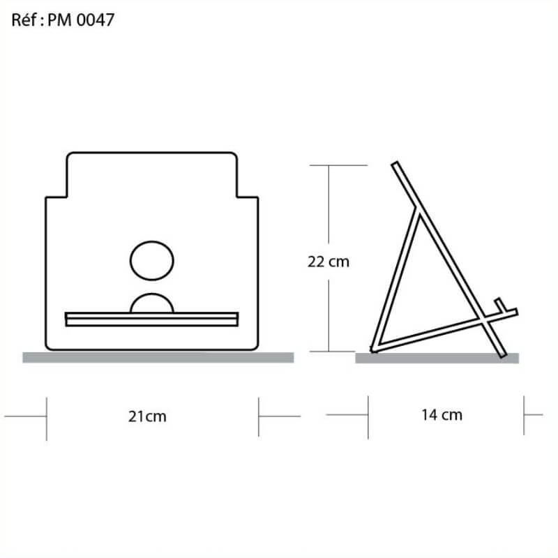 Présentoir Chevalet A5 pour Tablette Tactile LCD – Image 3