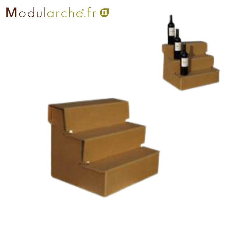 Présentoir escalier 4 niveaux GM – Image 2