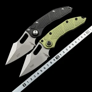 Couteau pliant D2 aluminium 21,6 cm EDC camping