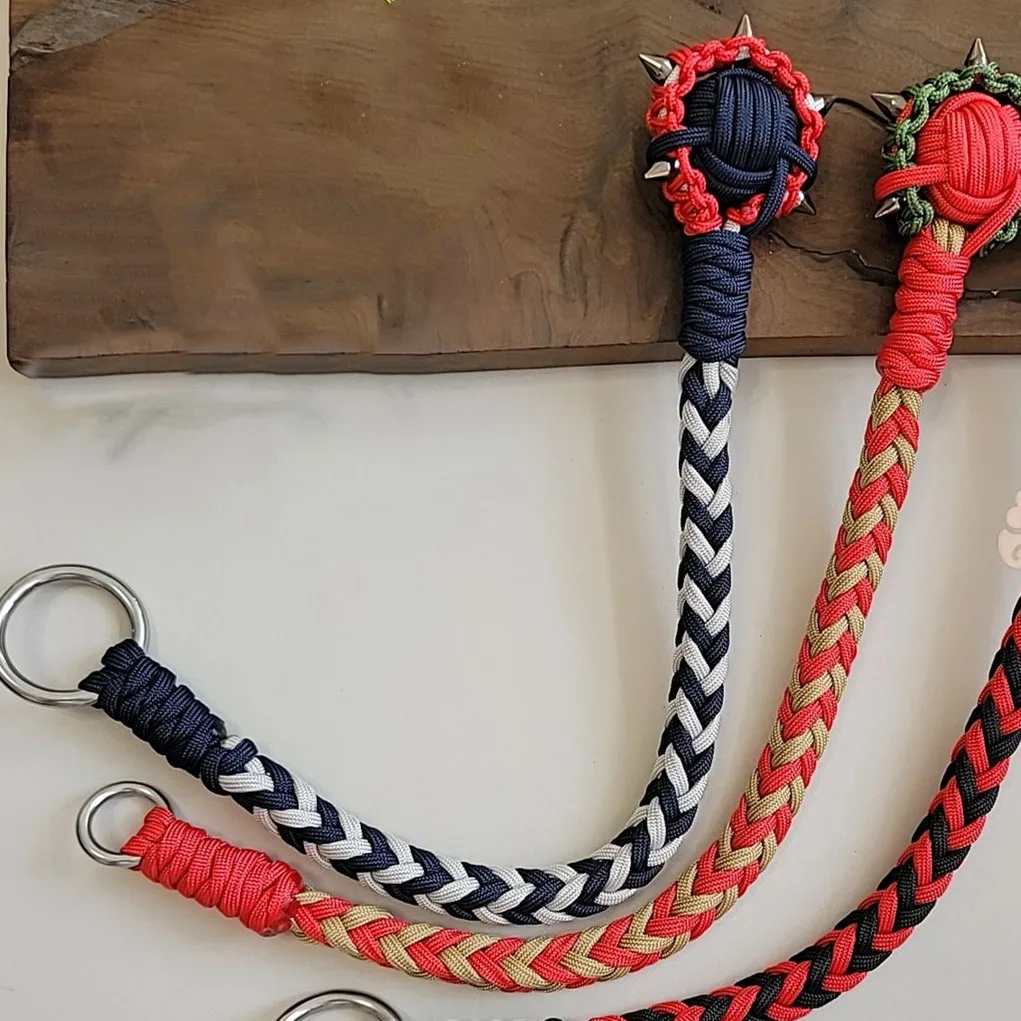 Porte-clés Monkey Fist paracorde 40 cm – EDC outdoor – Image 6