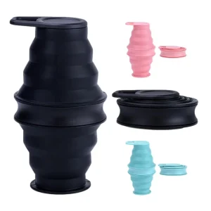 Gourde pliable silicone 500ml sans BPA