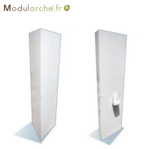 Totem isocèle support d’affichage
