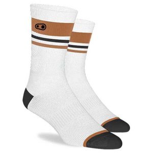 Chaussettes CRANKBROTHERS Icon MTB – White/Brown