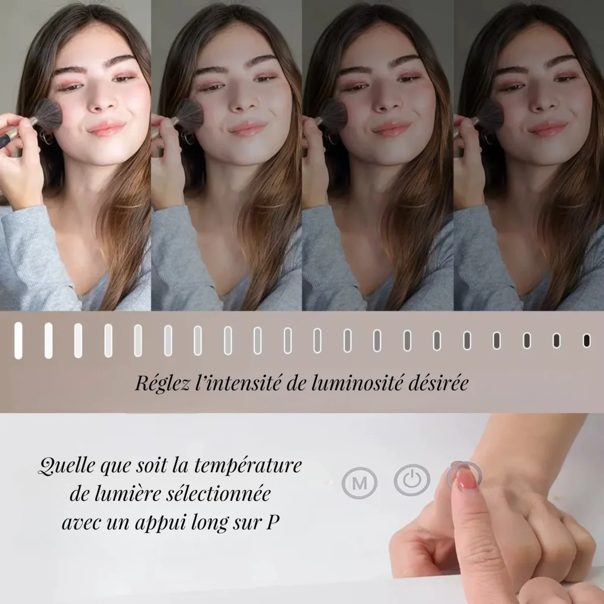 Miroir Lumineux Maquillage - Classe et Glamour Réunis – Image 5