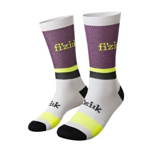 Chaussettes FIZIK – TEAM EDITION BLANC/VIOLET