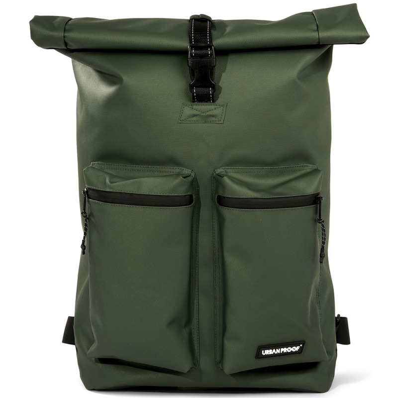 Sacoche Vélo URBAN PROOF RollTop Convertible En Sac à Dos – 20L – Vert Kaki – Image 2